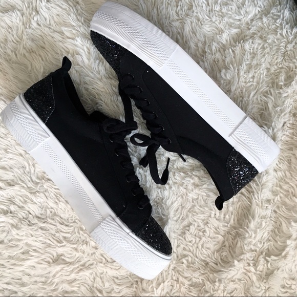 H&amp;M Shoes Hm Platform Glitter Sneakers Poshmark